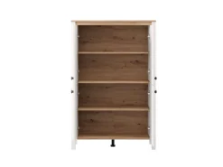 Home affaire Highboard »BEDFORD, Kommode, Anrichte, Schrank, Highboard im Landhausstil« MDF-Profil 2D ummantelt, Hotstamping