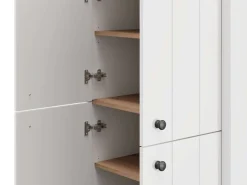 Home affaire Highboard »BEDFORD, Kommode, Anrichte, Schrank, Highboard im Landhausstil« MDF-Profil 2D ummantelt, Hotstamping