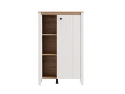 Home affaire Highboard »BEDFORD, Hochkommode, Vitrine, Glasvitrine, Kombi-Highboard« MDF-Profil 2D ummantelt, Hotstamping