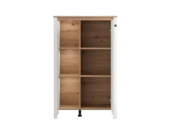 Home affaire Highboard »BEDFORD, Hochkommode, Vitrine, Glasvitrine, Kombi-Highboard« MDF-Profil 2D ummantelt, Hotstamping