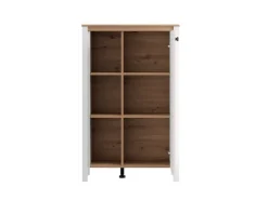 Home affaire Highboard »BEDFORD, Hochkommode, Vitrine, Glasvitrine, Kombi-Highboard« MDF-Profil 2D ummantelt, Hotstamping
