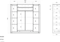 Home affaire Highboard »Brixen, moderne Kommode, Stauraumelement in Eiche Evoke Dekor« Metallgriffe, ausreichend Stauraum, vielseitig einsetzbar