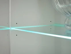 Home affaire Highboard »Cantara, moderner Schrank, Vitrine in Eiche Dekor, Weiß oder Kaschmir« schwarze Stangengriffe, ausreichend Stauraum, vielseitig einsetzbar