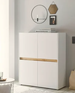 Home affaire Highboard »City/Giron, moderner Schrank, Kommode, Stauraumschrank, Hochschrank« zeitlos, modern, ausreichend Stauraum, vielseitig einsetzbar