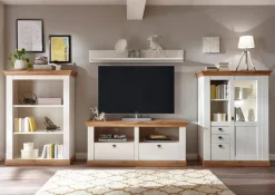 Home affaire Highboard »Cremona, Schrank im Landhausstil, Wohnzimmerschrank, Mehrzweckschrank« Metallgriffe, ausreichend Stauraum, vielseitig einsetzbar, 139 cm hoch