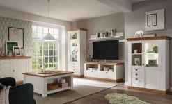 Home affaire Highboard »Cremona, Schrank im Landhausstil, Wohnzimmerschrank, Mehrzweckschrank« Metallgriffe, ausreichend Stauraum, vielseitig einsetzbar, 139 cm hoch