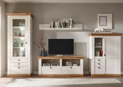 Home affaire Highboard »Cremona, Schrank im Landhausstil, Wohnzimmerschrank, Mehrzweckschrank« Metallgriffe, ausreichend Stauraum, vielseitig einsetzbar, 139 cm hoch