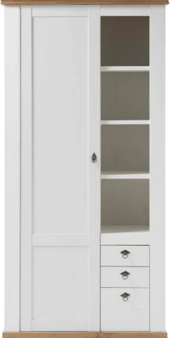 Home affaire Highboard »Cremona, Schrank, Wohnzimmerschrank, Mehrzweckschrank, Regal« im Landhausstil, ausreichend Stauraum, vielseitig, 204 cm hoch