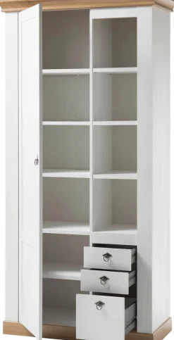 Home affaire Highboard »Cremona, Schrank, Wohnzimmerschrank, Mehrzweckschrank, Regal« im Landhausstil, ausreichend Stauraum, vielseitig, 204 cm hoch