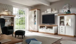 Home affaire Highboard »Cremona, Schrank, Wohnzimmerschrank, Mehrzweckschrank, Regal« im Landhausstil, ausreichend Stauraum, vielseitig, 204 cm hoch