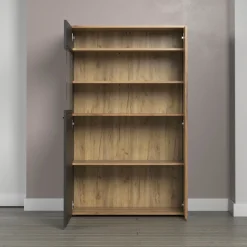 Home affaire Highboard »Estepona« 1 Stk. tlg. Highboard mit 2 Türen - (B/T/H) 90/42/146 cm