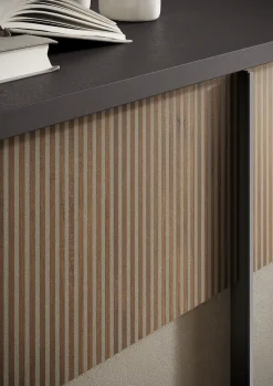 Home affaire Highboard »Everest Höhe 177 cm, Kommode mit 2 Türen u. 2 Schubkästen« Sideboard, Schrank, Soft/Self Closing, Korpus 22 mm