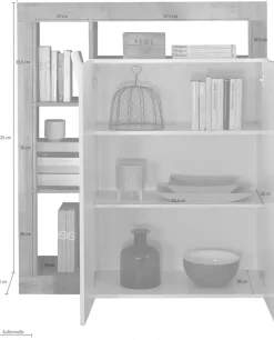 Home affaire Highboard »Hamburg« Breite 108 cm