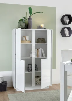 Home affaire Highboard »Ice« grifflos
