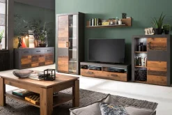 Home affaire Highboard »Ilana« Stauraumschrank mit 1 Tür & 3 Fächern - (B/T/H) 87/34/118 cm