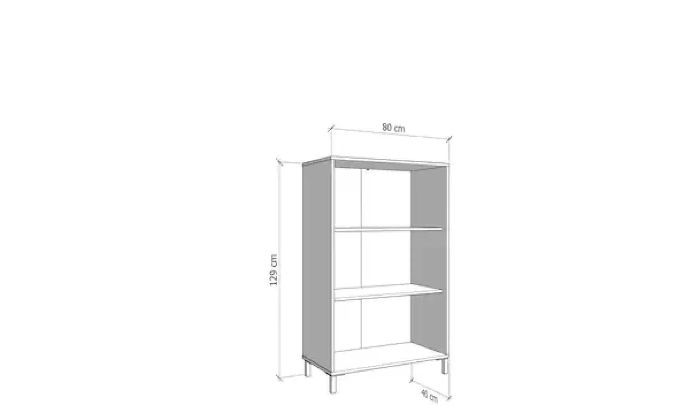 Home affaire Highboard »LAVAL, Hochkommode, Vitrine, Glasvitrine, Kombi-Highboard« Modernes Highboard in Artisan-Dekor mit Glasfront & Lamellen-Optik