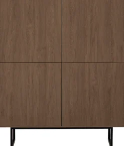 Home affaire Highboard »Lund, moderner Schrank, Kommode mit Kufengestell« optisch dünner Oberboden, hochwertige Optik, ausreichend Stauraum
