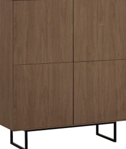 Home affaire Highboard »Lund, moderner Schrank, Kommode mit Kufengestell« optisch dünner Oberboden, hochwertige Optik, ausreichend Stauraum