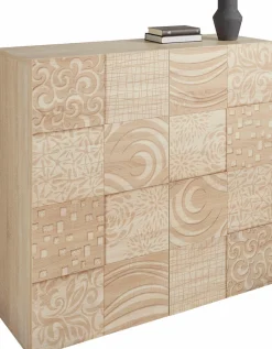 Home affaire Highboard »Miro« Breite 121 cm mit dekorativem Siebdruck