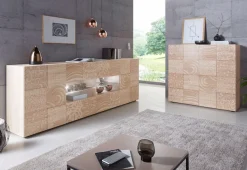 Home affaire Highboard »Miro« Breite 121 cm mit dekorativem Siebdruck
