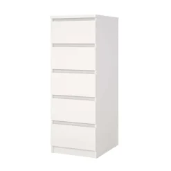 Home affaire Highboard »Naia, Hochkommode, 5 Schubladen, Aufbewahrung, grifflose Front« Modern, skandinavisches Design, Schmal, in mehrere Farben