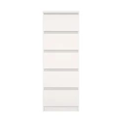 Home affaire Highboard »Naia, Hochkommode, 5 Schubladen, Aufbewahrung, grifflose Front« Modern, skandinavisches Design, Schmal, in mehrere Farben