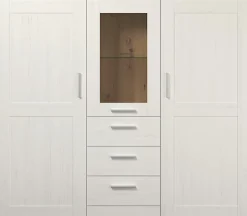 Home affaire Highboard »Nybro« Vitrine, wechselseitig montierbarer Türanschlag, Breite 159 cm