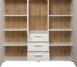 Home affaire Highboard »Nybro« Vitrine, wechselseitig montierbarer Türanschlag, Breite 159 cm