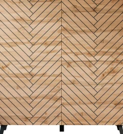 Home affaire Highboard »Phuket, Front MDF« moderne Kommode mit 4 Türen und 8 Fächern, Breite 120 cm