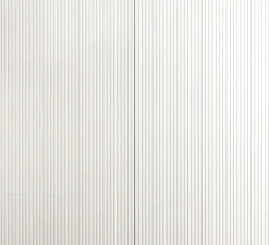 Home affaire Highboard »Rio, Höhe 111 cm, Breite 120 cm, Stauraumschrank, Kommode, 2 Türen,« geriffelte MDF-Fronten, modern u. elegant, viel Stauraum