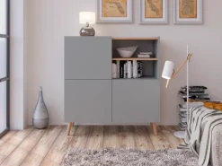 Home affaire Highboard »Scandi« Höhe 105 cm