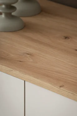 Home affaire Highboard »Sonora, moderner Schrank, Stauraumelement in Eiche Artisan, Kommode« filigrane Rahmenoptik, ausreichend Stauraum, vielseitig einsetzbar