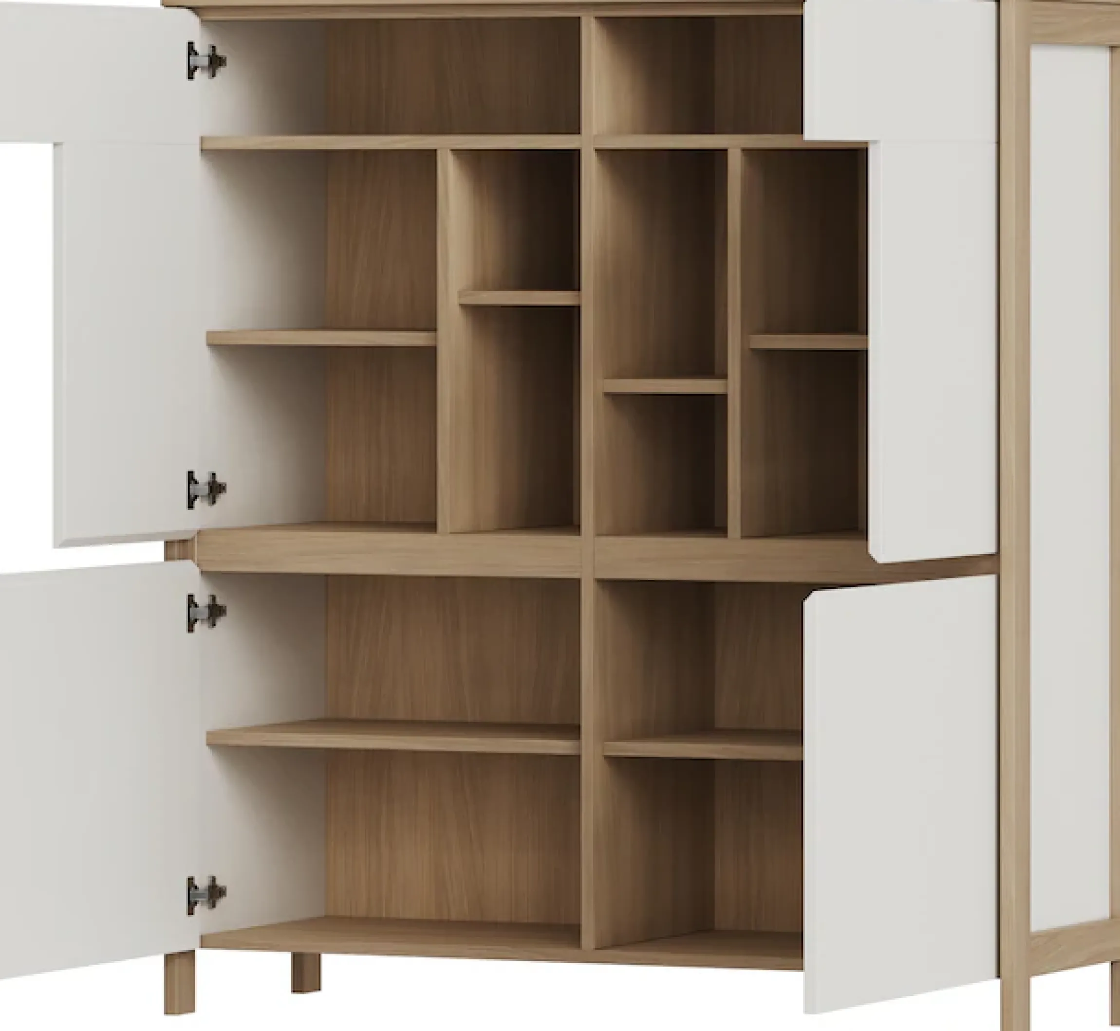 Home affaire Highboard »Stranda, moderner Schrank, Stauraumelement im Scandic-Style« elegante Rahmenoptik, ausreichend Stauraum, vielseitig einsetzbar