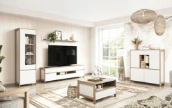 Home affaire Highboard »Stranda, moderner Schrank, Stauraumelement im Scandic-Style« elegante Rahmenoptik, ausreichend Stauraum, vielseitig einsetzbar