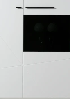 Home affaire Highboard »Trentino« Vitrine, Soft-Close-Funktion, Hochglanzfronten, Breite 87 cm