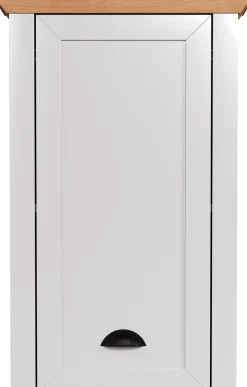 Home affaire Hängeschrank Badschrank mit Muschelgriff im Landhaus-Look - (B/T/H) 46/24/73 cm