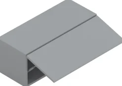 Home affaire Hängevitrine »Infinity Breite 69 cm, Höhe 29 cm, Hängeschrank mit 1 Klappe,« Wandschrank waagerecht zu hängen, verschiedene Farben