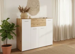 Home affaire Hochkommode »Prato« mit 2 Schubkasten