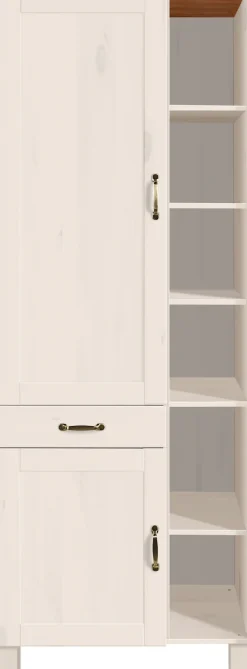 Home affaire Hochschrank »Alby« Breite 75 cm, 2 Türen, 1 Schubkasten, 6 offene Fächer