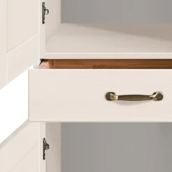 Home affaire Hochschrank »Alby« Breite 75 cm, 2 Türen, 1 Schubkasten, 6 offene Fächer
