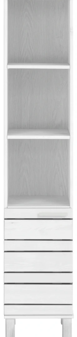 Home affaire Hochschrank »JOSIE« Breite 30 cm, aus Massivholz, verstellbare Einlegeböden, Metallgriffe