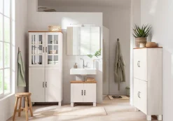 Home affaire Hochschrank »Rodby« FSC®-zertifiziertes Massivholz, Breite 75cm, Höhe 170cm