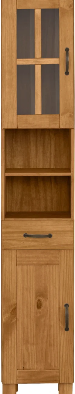 Home affaire Hochschrank »Rodby« FSC®-zertifiziertes Massivholz, Breite 33cm, Höhe 180cm
