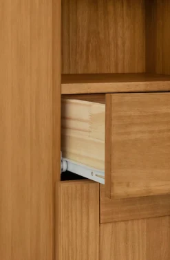 Home affaire Hochschrank »Rodby« FSC®-zertifiziertes Massivholz, Breite 33cm, Höhe 180cm