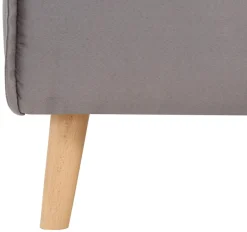 Home affaire Hocker »Julia« mit Keder und Holzfüßen