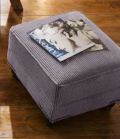 Home affaire Hocker »King Henry B/T 59/59cm, Cord, bequem« mit Federkern