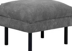 Home affaire Hocker »Lillibeth Polsterhocker, Sitzhocker, Maße B/T/H: 64/50/48 cm« passend zur Serie "Lillibeth", auch in Cord und Samtoptik
