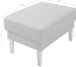 Home affaire Hocker »Scalea« passendes Küchensofa verfügbar, in verschiedenen Stoffen und Farben