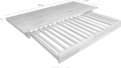 Home affaire Hosenhalter »Chamara« Hosenhalter für Schrank Chamara, aus massivem Eichenholz