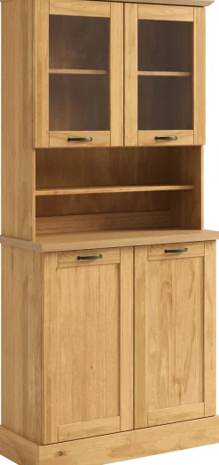 Home affaire Küchenbuffet »Teramo« Breite/Höhe 86/181 cm, mit Metallgriffen